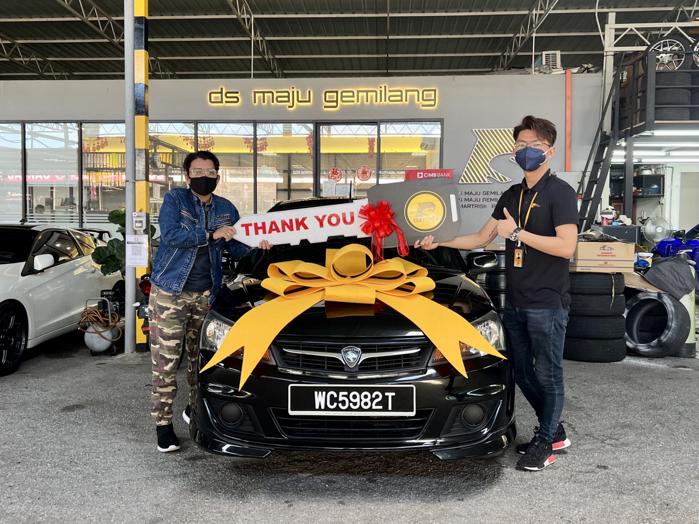 Proton Saga : Services Dari Ds Maju Gemilang Motor mmg terbaik...Terima Kasih Encik KC kerana tolong uruakan pembelian kereta untuk saya