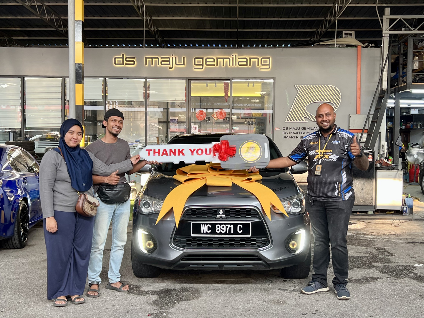 Mitsubishi ASX : we are very happy serve by Mr Paul Kumar. everything going smooth. very recomended. i enjoy dealing with DS Maju Gemilang.