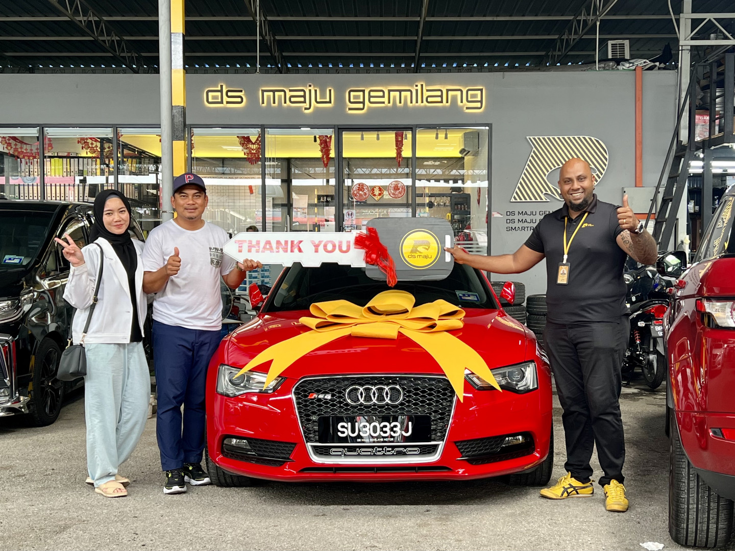 Audi A5 : Very professional job and fast delivery. Very much appreciated. Sale manager Mr. Paul. Tq