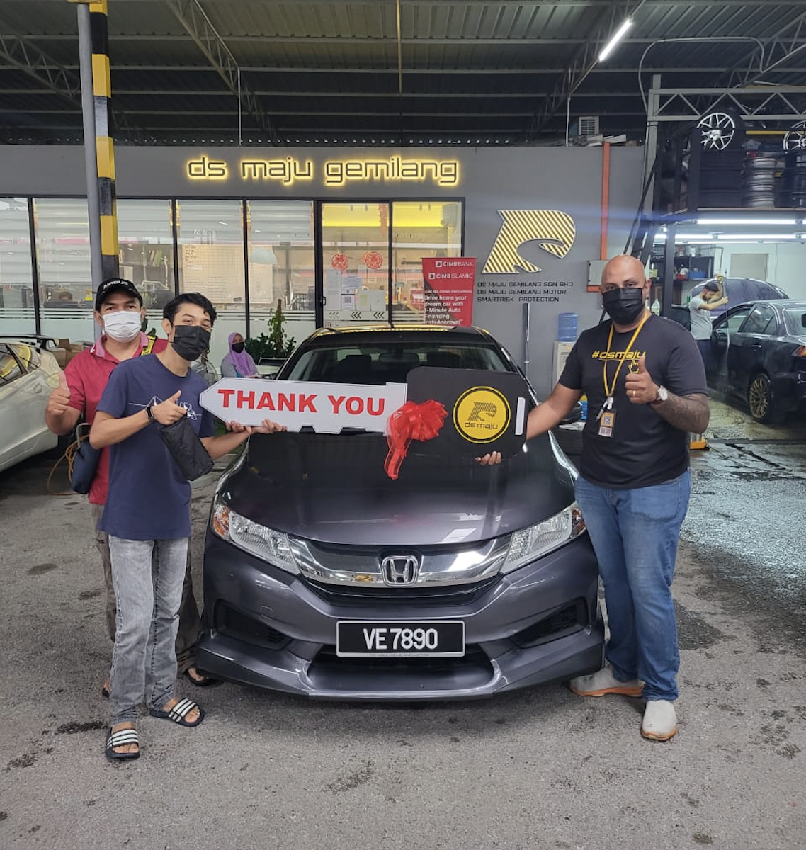 Honda City : Thank you for Good services, salesman so sporting, well recomended 👌👍