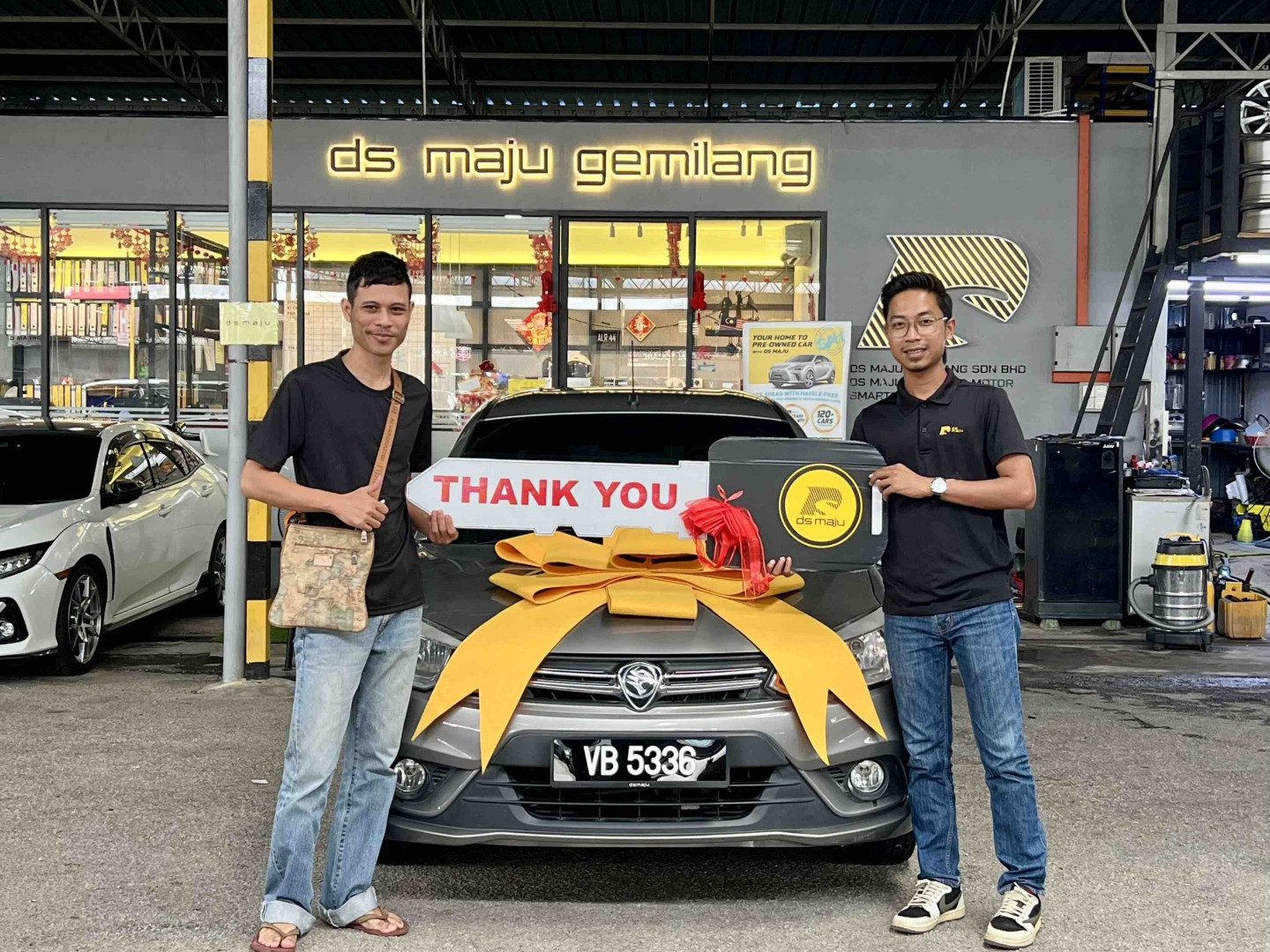 Proton Saga : Tq staff aidil settle my car